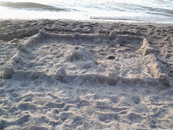 sand castle kids summertime craft